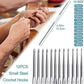 Beginner Crochet Hook Set With Plastic Sewing Needles, Stitch Markers & Storage Bag, 87 in 1