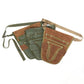 Wear-Resistant Waxed Canvas Weeding Tool Storage Waist Bag