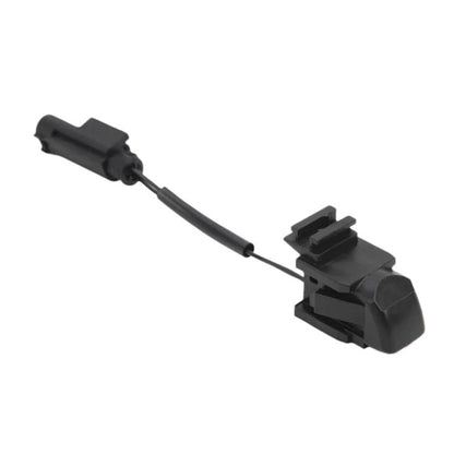 Windshield washer fluid nozzle with hose connector, black plastic, A2118601147