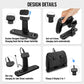 Black magnetic charging dock stand with 2-in-1 charge and display top unit