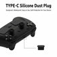 Silicone Type-C dust plug for game controller charging port
