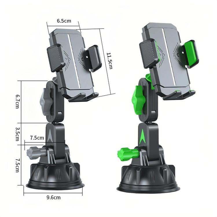 Car-mounted Universal Suction Cup Silicone Phone Holder