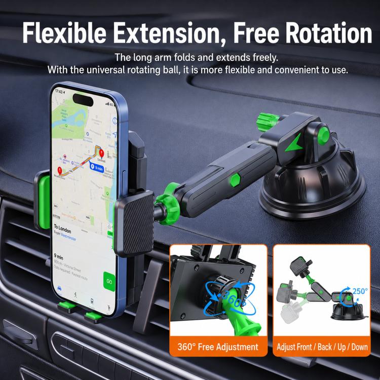 Car-mounted Universal Suction Cup Silicone Phone Holder