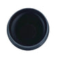 Air intake hose end cap view with circular opening and inner ridges