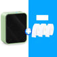 Matcha green thermal label printer with white label tape roll