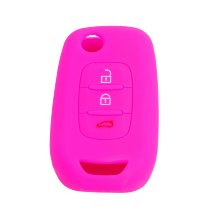 Folding 3-Button Silicone Key Cover For Renault Koleos / Espace / Kadjar