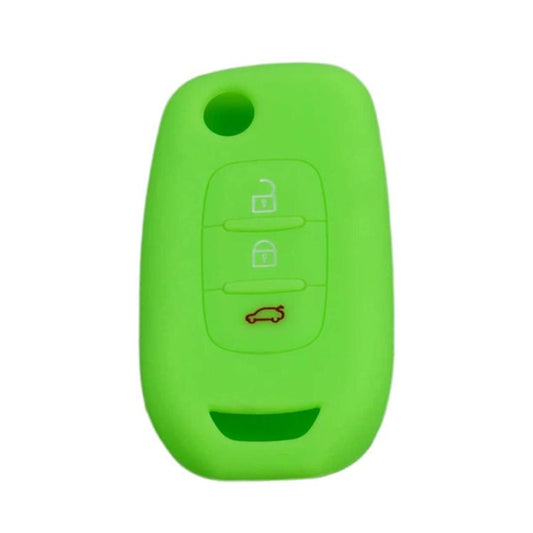 Folding 3-Button Silicone Key Cover For Renault Koleos / Espace / Kadjar