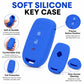 Folding 3-Button Silicone Key Cover For Renault Koleos / Espace / Kadjar