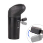 Black gear shift knob with HIGH/LOW markings and dual gray side parts