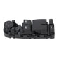 Black power window lift switch panel with window and lock buttons