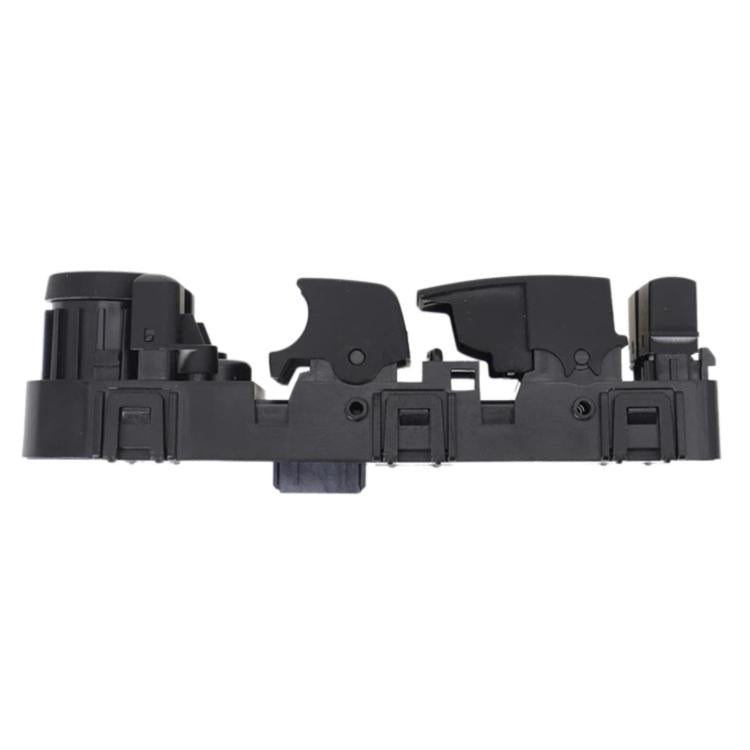 Black power window lift switch with rear mounting clips