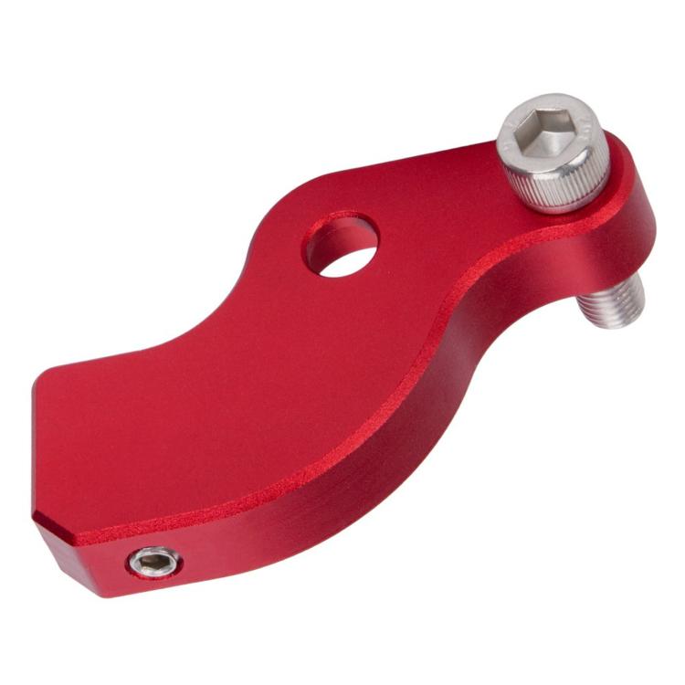 Red shift lever kit with threaded stud and hex screw, CNC metal lever arm