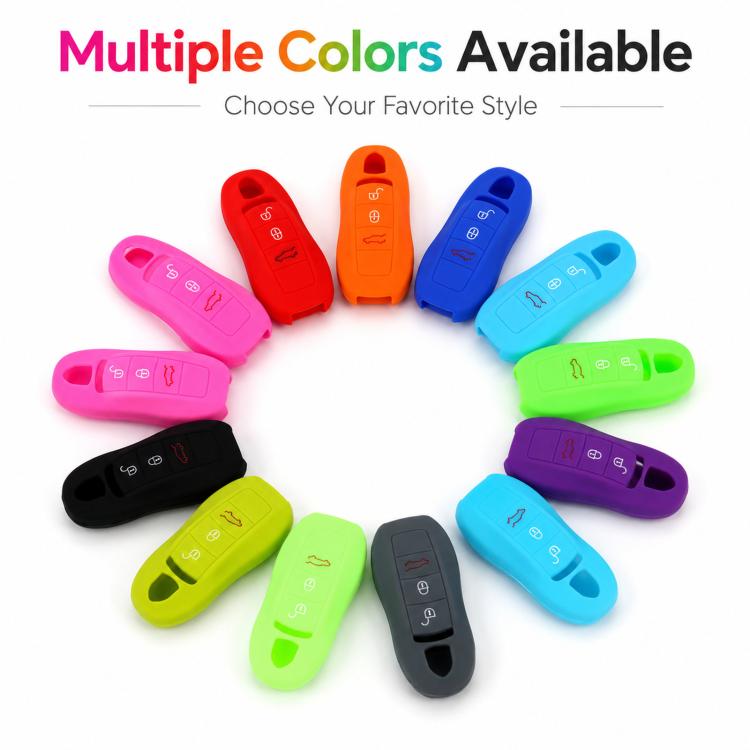 Silicone Key Fob Cover For Porsche Panamera / Macan / Cayenne