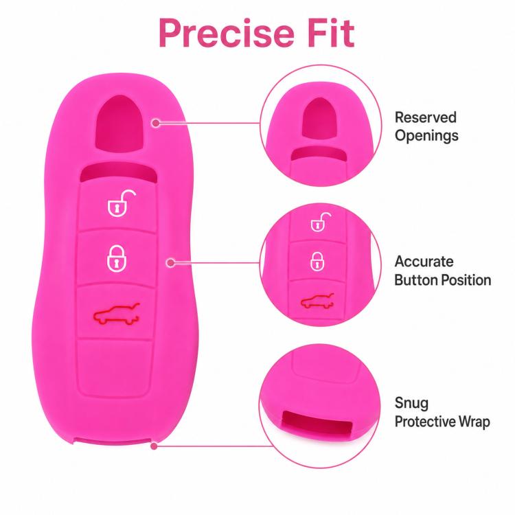 Silicone Key Fob Cover For Porsche Panamera / Macan / Cayenne