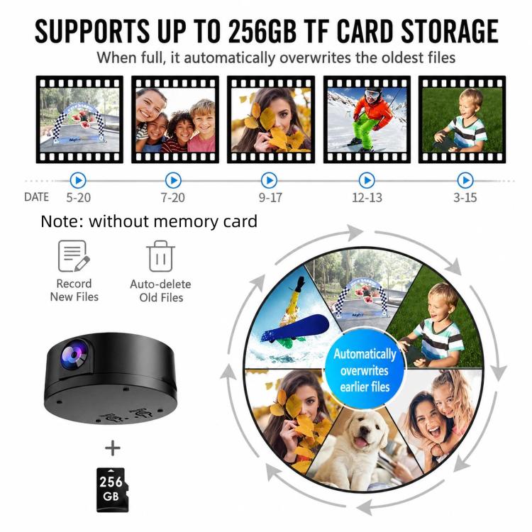 C6 Wireless Smart Security Camera Home HD Night Vision Surveillance Cam