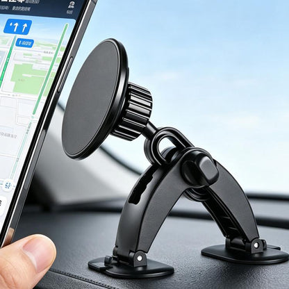 Car Center Console Navigation Fixed Adhesive Base Bracket, Magnetic