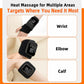 Black heated massager with control screen, shown for use on wrist and other areas