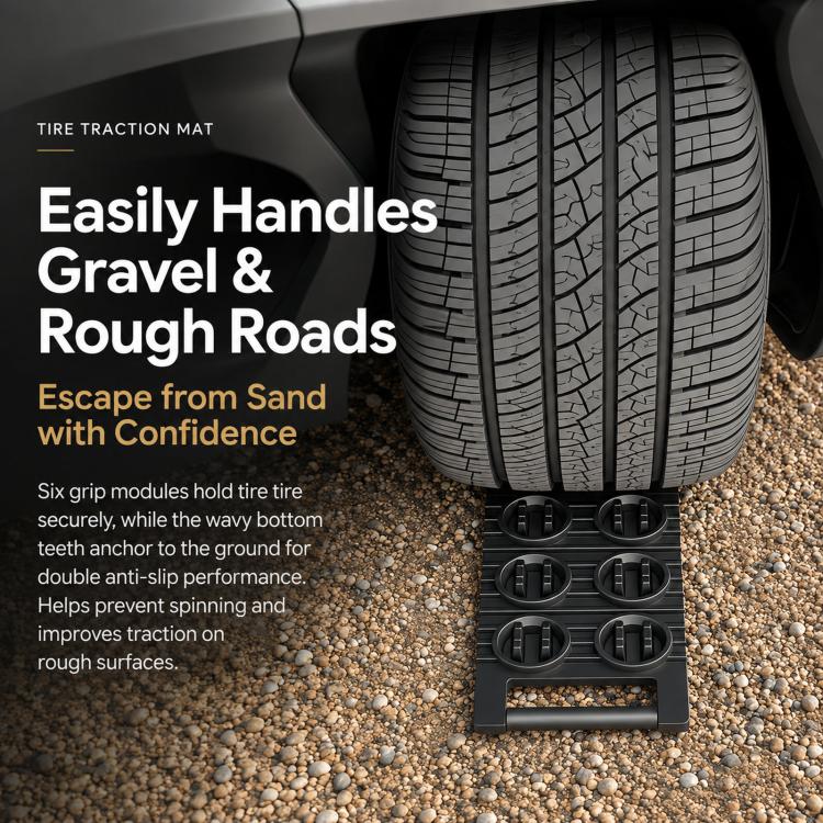 Self-rescue Extrication Emergency Car Tire Anti-slip Mat