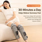Cordless Leg Air Compression Massager With Heat For Calf Knee Pain Relief