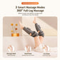 Cordless Leg Air Compression Massager With Heat For Calf Knee Pain Relief