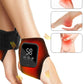 Heated Ankle Wrap Support Massager With Vibration 3 Heat Levels 15Min Auto Off