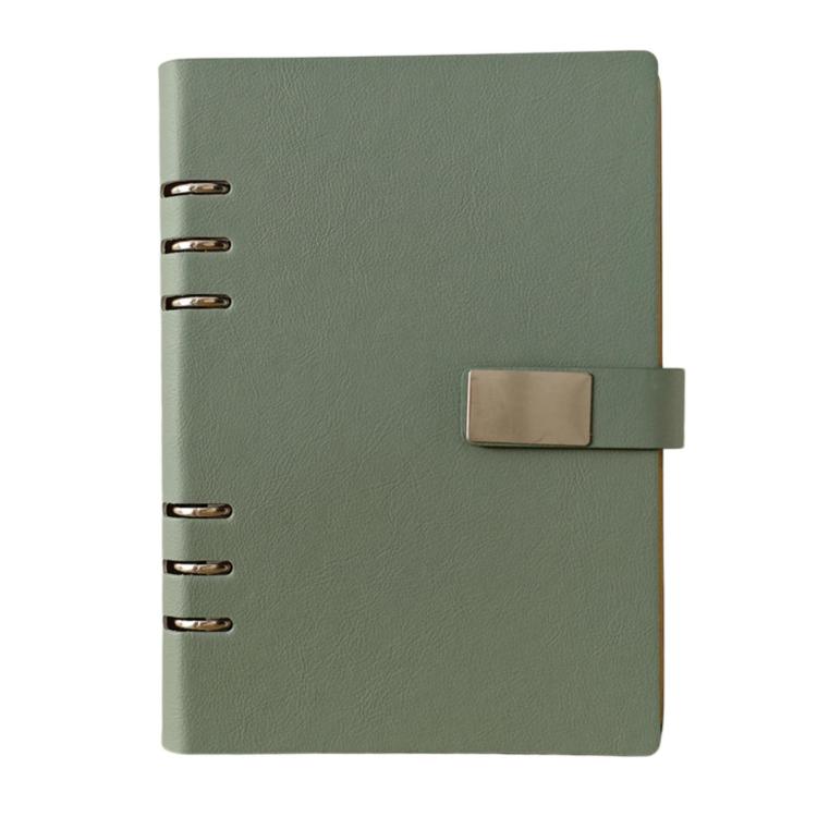 A5 6-Hole Hollow Notebook Loose-Leaf Journal Business Portable Magnetic Buckle Notebook