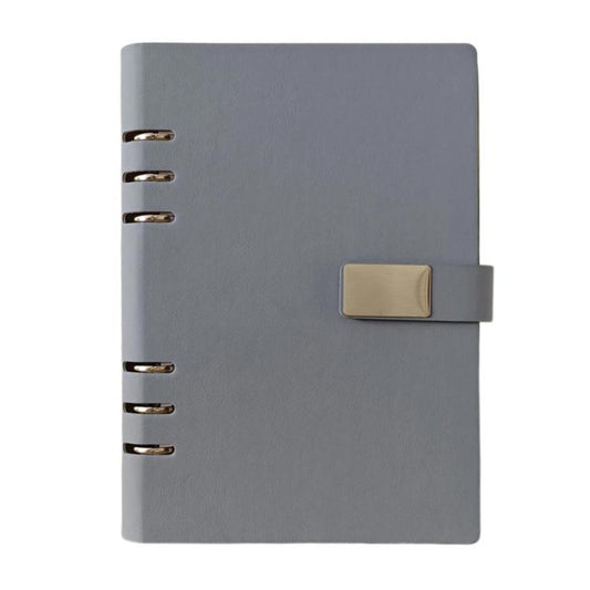 A5 6-Hole Hollow Notebook Loose-Leaf Journal Business Portable Magnetic Buckle Notebook