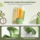 2-in-1 oil sprayer and dispenser bottle, clear glass with light green handle