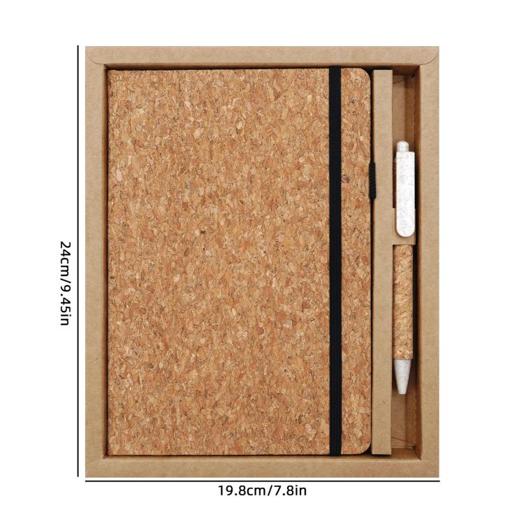 A5 Eco?Friendly Notebook Set With Pen Wood Grain Spliced Journal Business Notepad, Coffee Grounds Patchwork, Tea Leaf Scrap Patchwork, Coffee Grounds Pieced-Together, Black Tea Residue, Sapwood Pattern