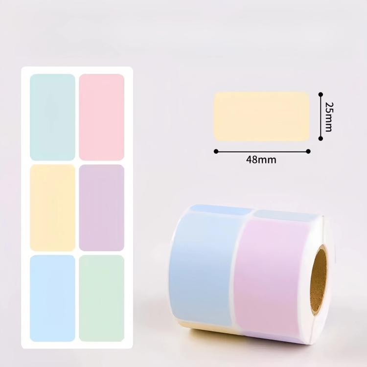 Coding Label Sticker Writable Waterproof Rectangle Sticky Labels, 500 Labels/Roll Colorful, 500 Labels/Roll Light Color, 400 Labels/Roll Large, 800 Labels/Roll Macaron