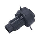 Headlight and fog light switch with ribbed lever housing and wiring connector
