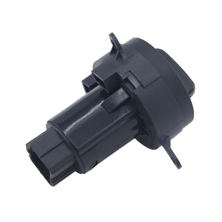 Headlight and fog light switch with ribbed lever housing and wiring connector