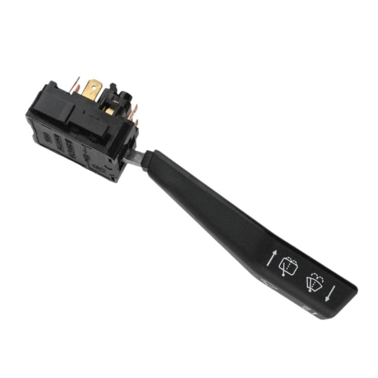 Turn signal and hazard switch lever, black plastic with rocker icons