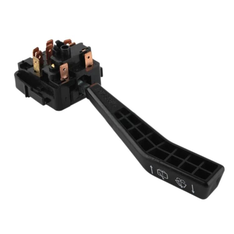 Turn signal switch assembly with black lever and terminal block, copper contacts