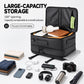 Large-capacity expandable backpack with 180-degree opening and laptop-ready interior
