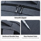 REMOID backpack close-up: smooth zipper, reinforced shoulder strap, wear-resistant fabric.