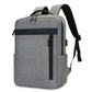 REMOID water-resistant laptop backpack, light gray with front zipper pocket and shoulder straps