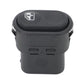 Black window lift switch button with reversible arrow symbol