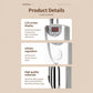 Nail drill control panel with LCD speed screen and adjustment buttons