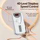 White electric nail drill unit with LCD display and control knob, corded e-file
