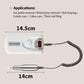 Electric nail drill with power base and metal e-file handpiece with size guides