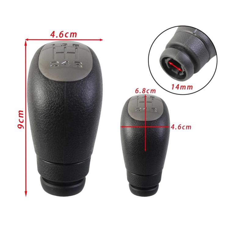 For LADA Car 5-Speed Gear Shift Knob, Grey