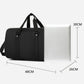 Black sports gym duffle bag with shoe compartment and wet pocket