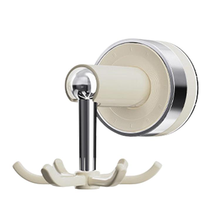 Home Use No Drill Kitchen Rotating Hook Suction Cup Wall Mount Pot Spoon Storage Rack