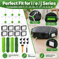 Replacement Kit For iRobot Roomba i7 / i7+ / E5 / E6, Inchuded 4 Rubber Brushes 8 Filters 6 Side Brushes, 2+8+6