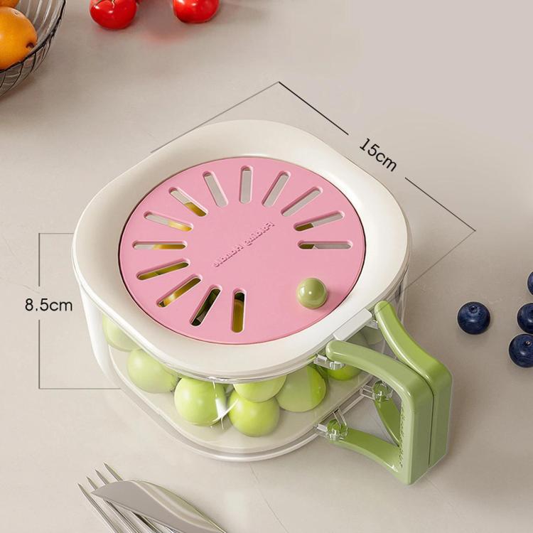 Home Fruit Vegetable Colander Collapsible Washing Basket With Lid