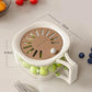 Home Fruit Vegetable Colander Collapsible Washing Basket With Lid
