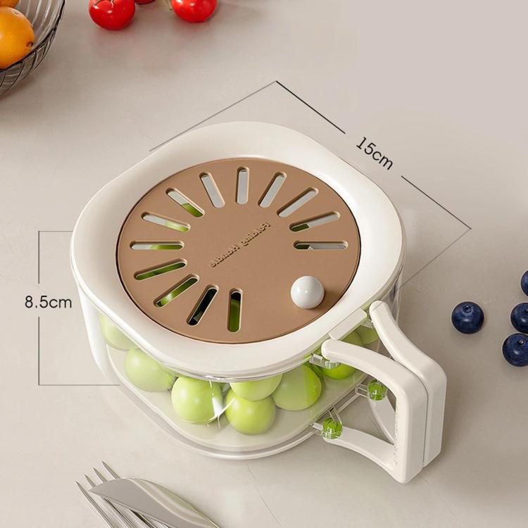 Home Fruit Vegetable Colander Collapsible Washing Basket With Lid