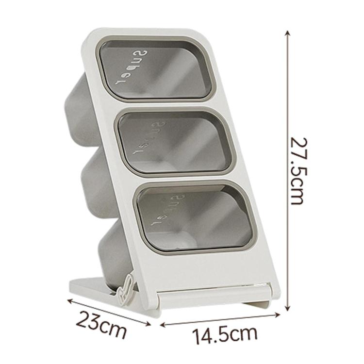 3-Tier Slant Insert Capsule Coffee Storage Box Desktop Organizer For Tea Bags And Snacks, Large, Small