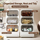 3-Tier Slant Insert Capsule Coffee Storage Box Desktop Organizer For Tea Bags And Snacks, Large, Small